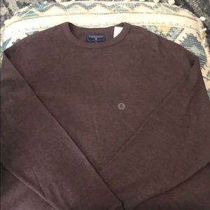 Men long sleeve waffle crew neck